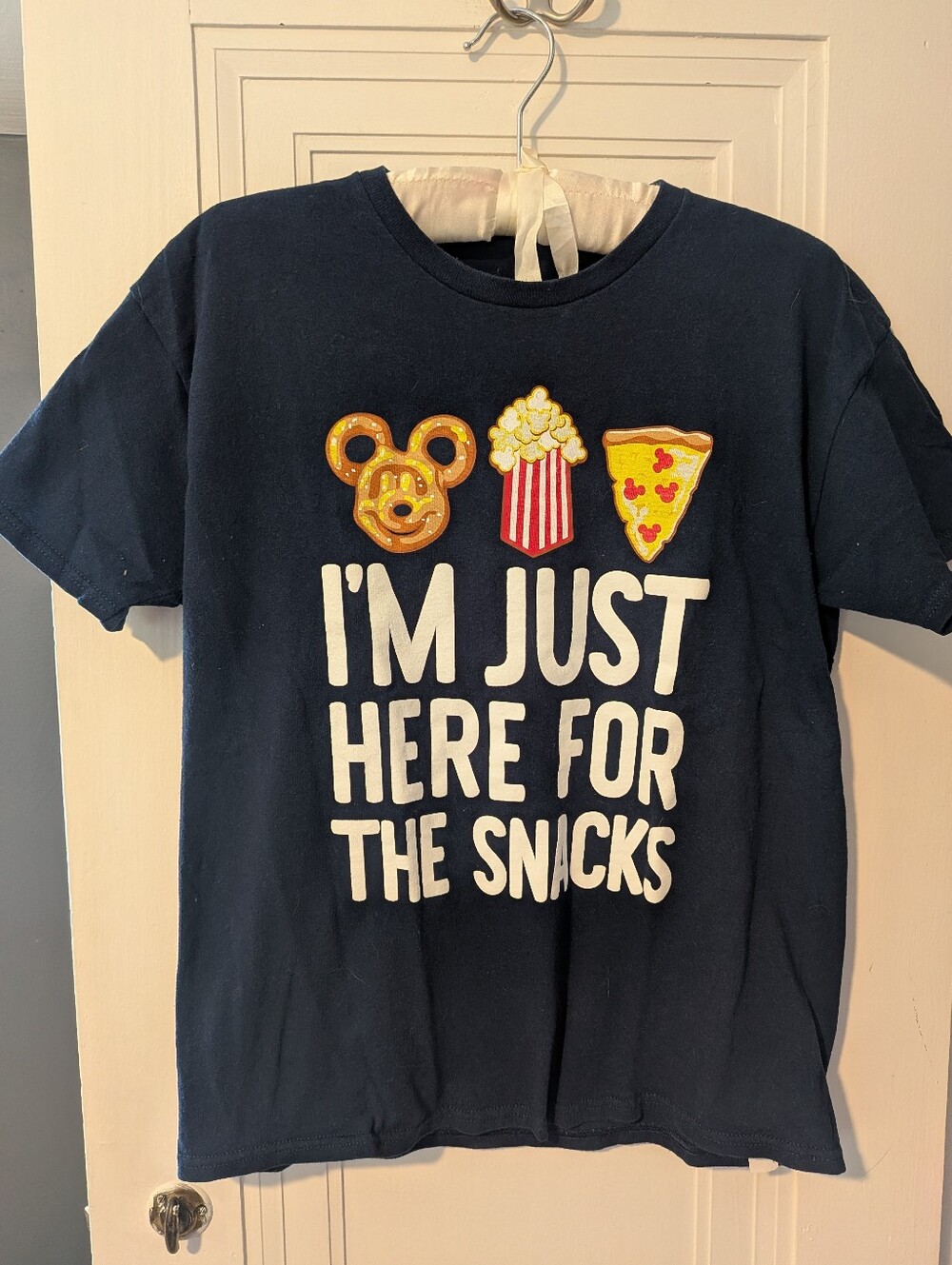 Disney Just Here For The Snacks Youth XL Tee